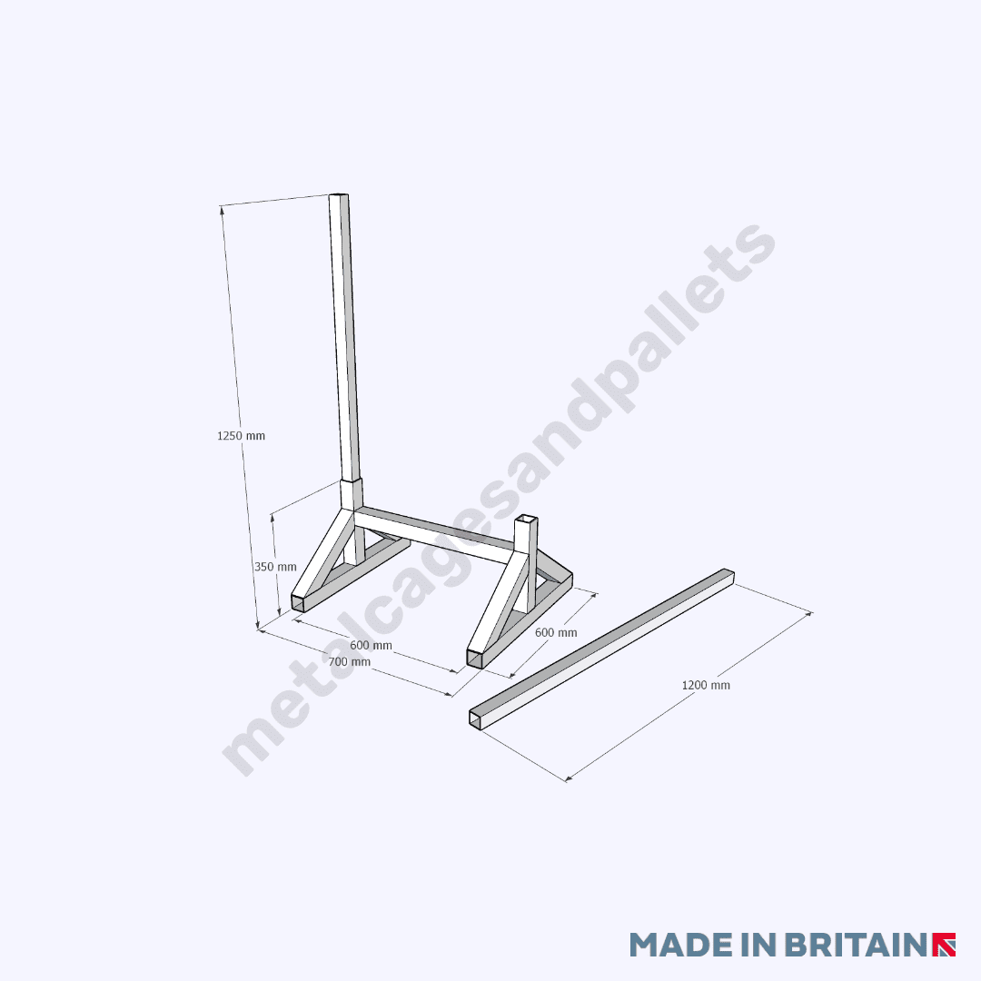 Industrial Trestle Stands with 1.2m Demountable Legs
