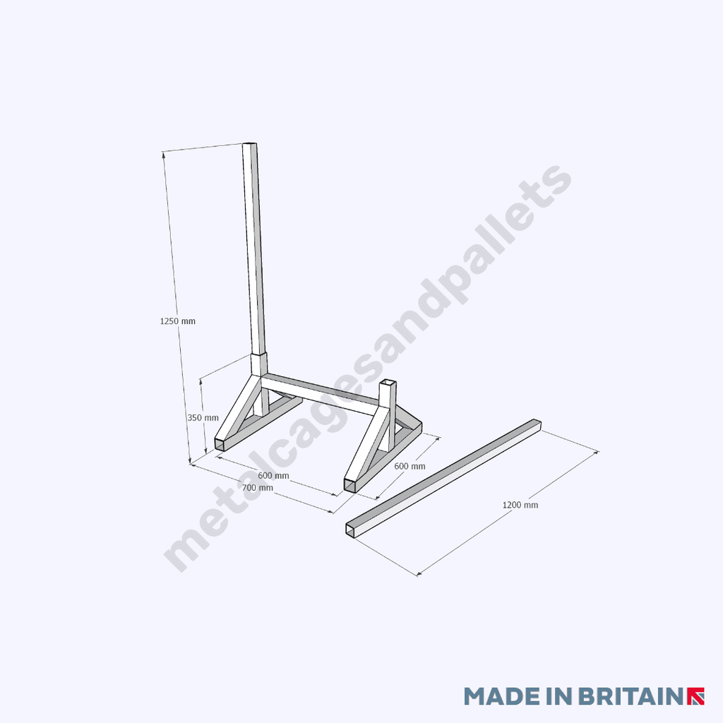 Industrial Trestle Stands with 1.2m Demountable Legs £65+vat | Shop Now