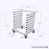 Single Sided Mobile Cantilever Trolley