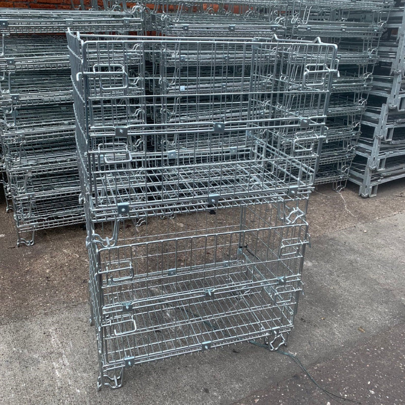 Half Euro Hypacage - Collapsible Wire Mesh Pallet Cage *USED/AS NEW PALLET CAGES*
