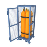 Secure Gas Cylinder Cage With Lashing Points & Forklift Pockets
