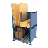 Heavy Duty Stillage With Split Storage Compartments