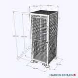 Secure Gas Cylinder Cage With Lashing Points & Forklift Pockets