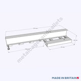 Technical Drawing for Forklift Mounted Jib Attachment