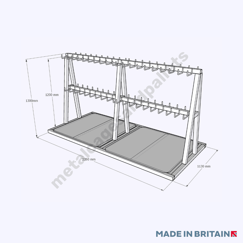 A Frame Storage Rack