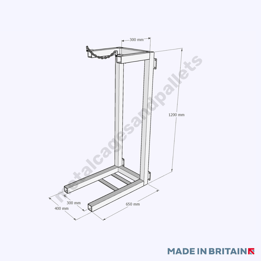 Heavy Duty Gas Bottle Cylinder Floor Stand (1, 3 or 6 Cylinders) £280