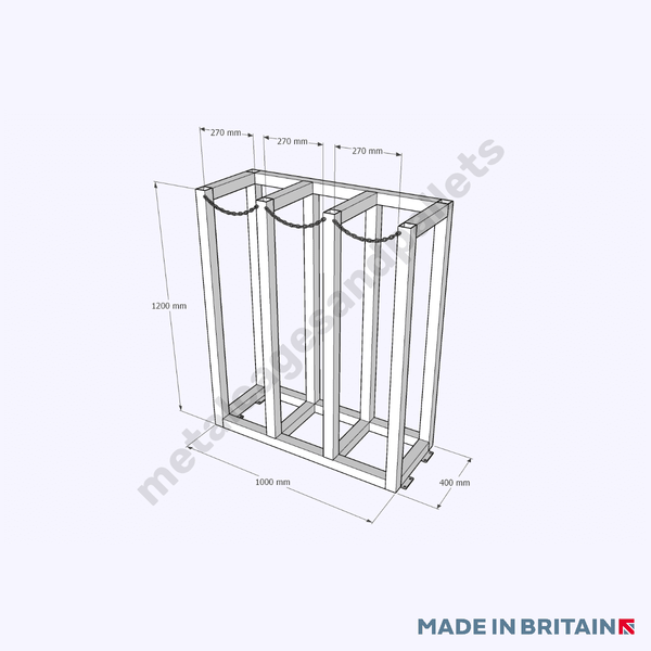 Heavy Duty Vertical Storage Racking. £540.