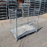 Shop for used metal mesh storage pallets with a durable galvanised finish