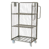 Three Sided Merchandise Picking Trolley + 2 Shelves