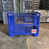 Photo of our 4 sided collapsible pallet cage gitterbox, available to purchase from our online store