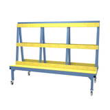 Large A Frame Glass Stillage Trolley (Tall Profile)