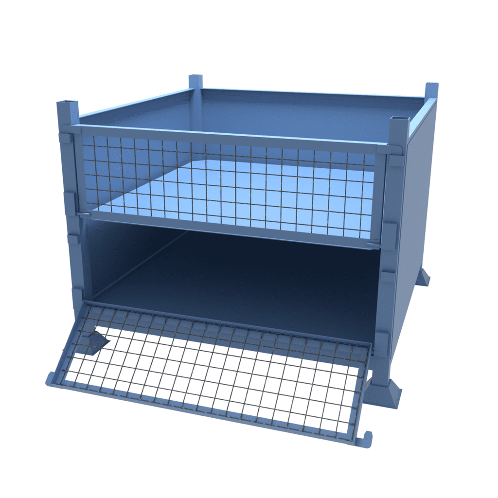 Stillage Metal Stillage with Solid Sides and Double Drop Fronted Doors £365