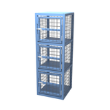 Shop for heavy duty gas cylinder cages with in-built shelving system