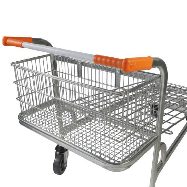 Photo of Cash & Carry Trolley With Fixed Rear Shopping Basket, Ideal for Retail Use