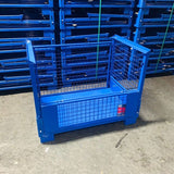 Collapsible pallet cages ready for fast UK delivery