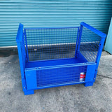 Collapsible pallet cage with high 1200KG load capacity
