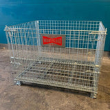 Shop for collapsible wire mesh pallet cages with 700kg load capacity