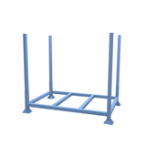 Drawing of our demountable metal heavy duty post pallets which feature 1.3 metre legs