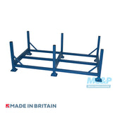 Strong Double Width Metal Post Pallet