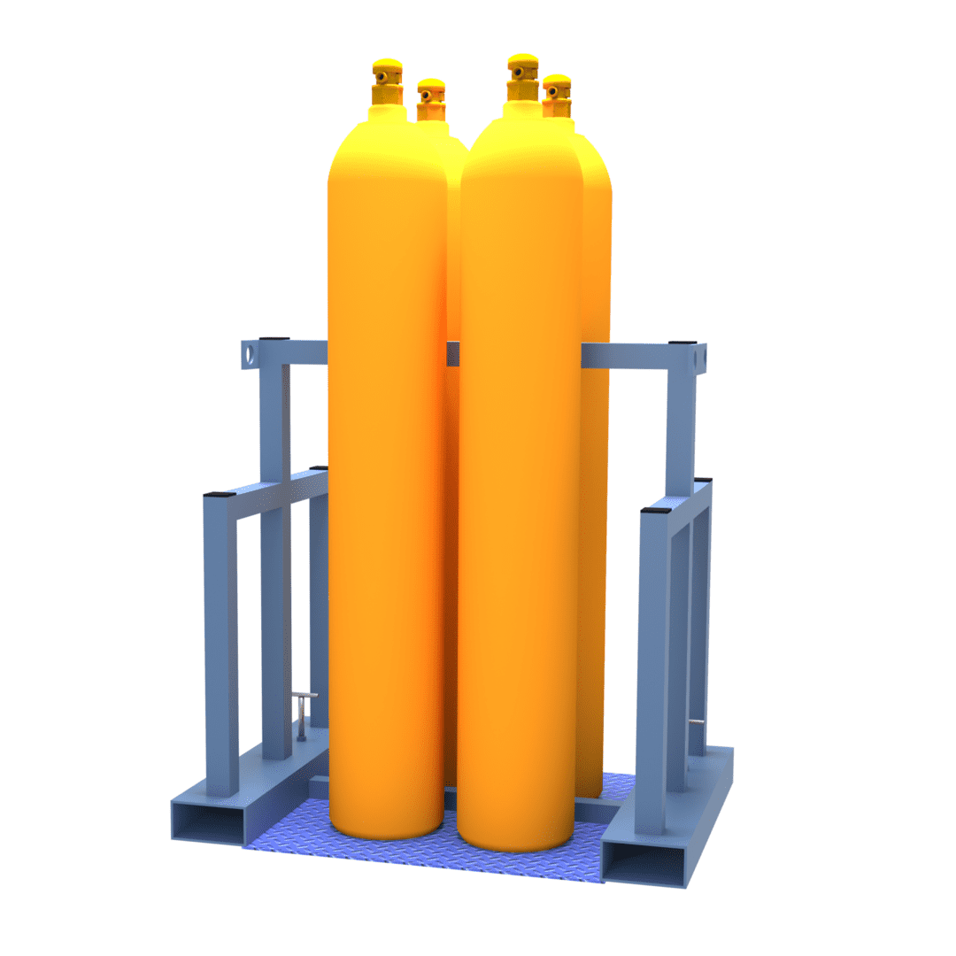 Shop for heavy duty forklift gas bottle handlers direct from the manufacturer