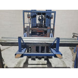 Heavy duty forklift attachment for moving pipes and tube products