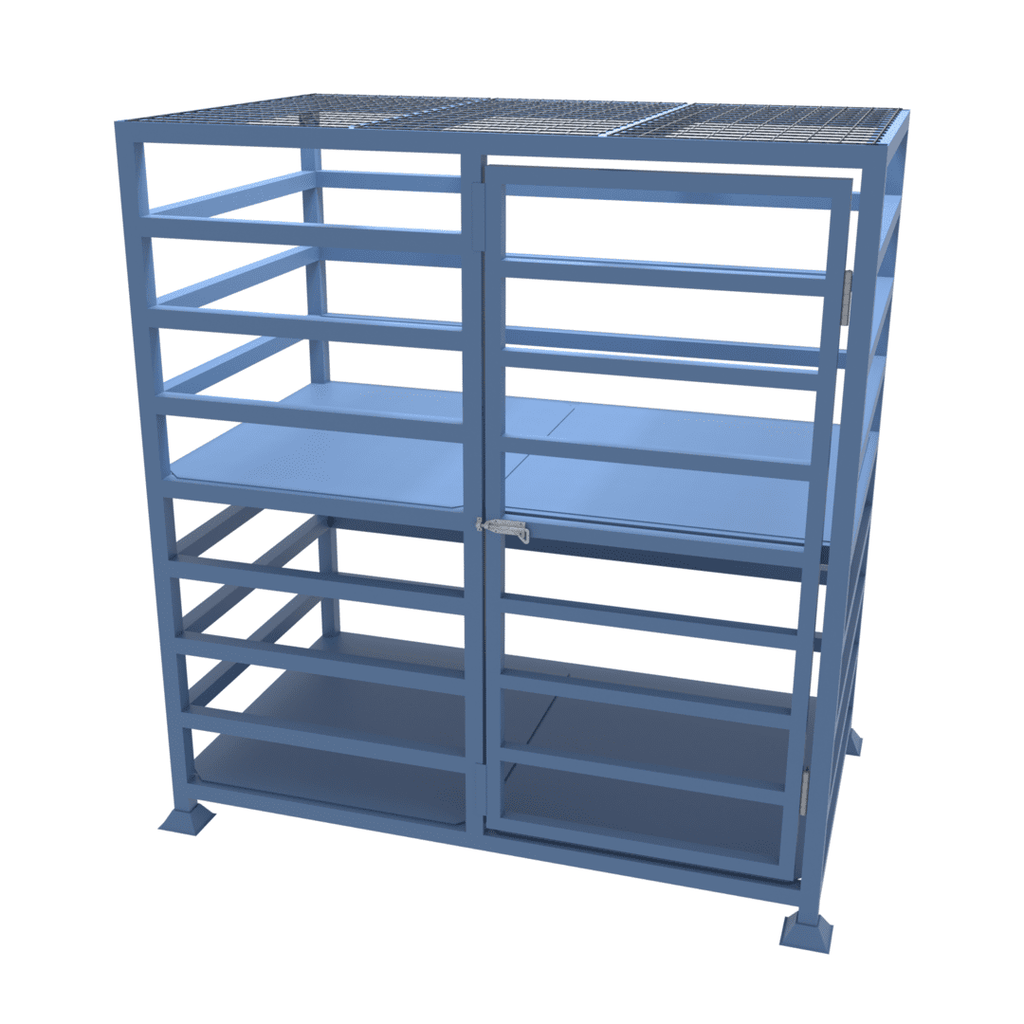 Free Standing Gas Bottle Cylinder Storage Cage - Assembled/Shelf £1799