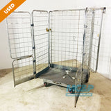 Galvanised Metal Roll Cage Stillage for Retail - USED