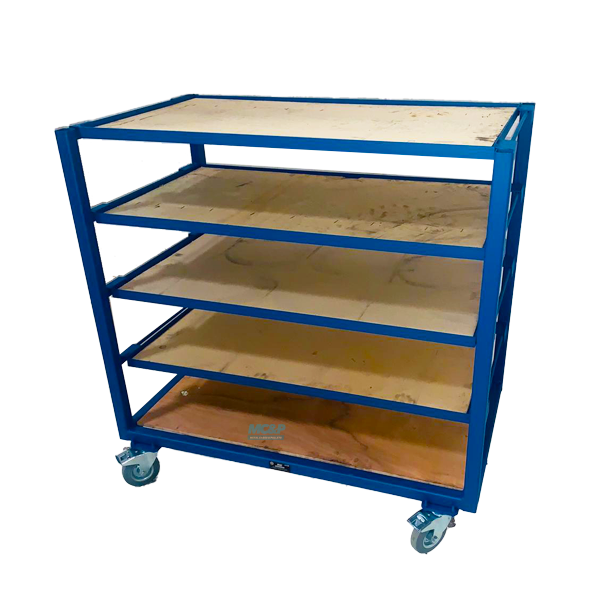 Heavy Duty Distribution Trolley With Removable Shelves