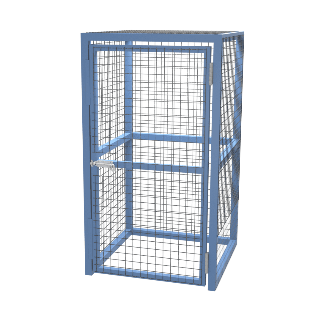 Our heavy duty gas bottle storage cage design for the safe and secure storage of argon gas bottle cylinders