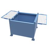 Shop for heavy duty lockable site stillages with top doors