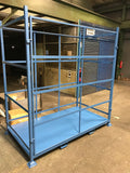 Heavy duty storage crates with lift off front