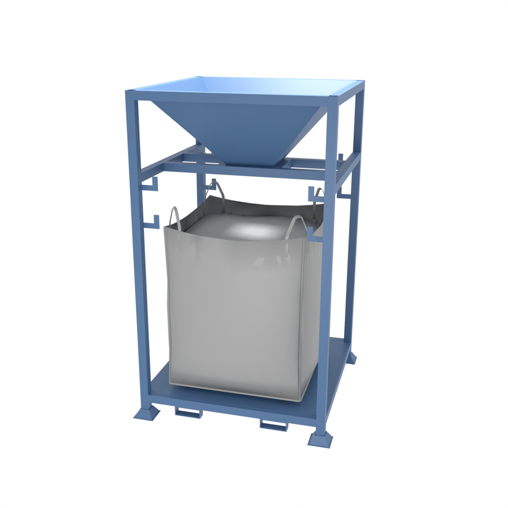 Free Standing Bulk Bag (Tonne Bag) Filling Hopper £500. Buy Direct.
