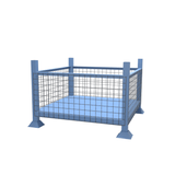 Shop for industrial stillages featuring all mesh sides and a solid metal sheet base for durability