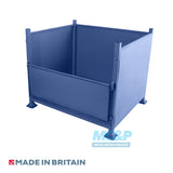 Large Metal Stillage With Drop Front