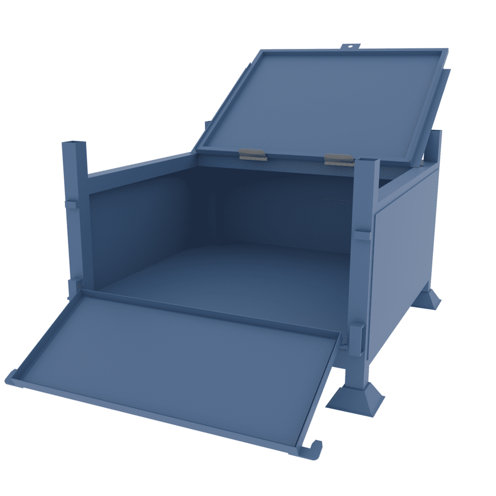Large Lockable Site Box, Drop Front & 1000KG Capacity £289