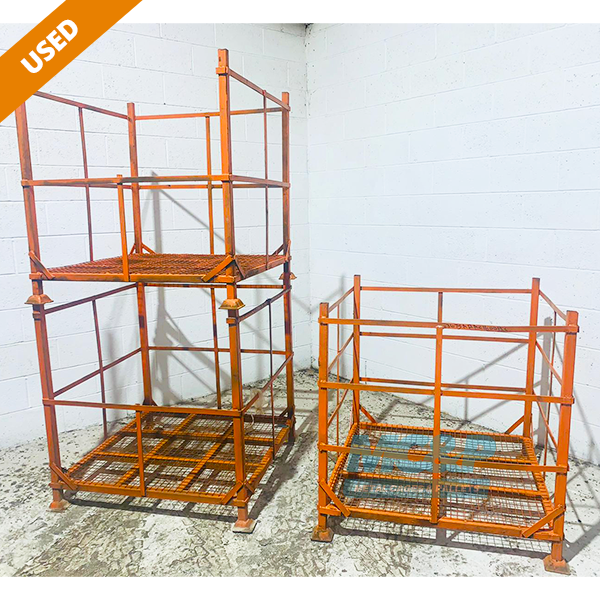 Used Metal Pallet Cages (or stillages) For Sale