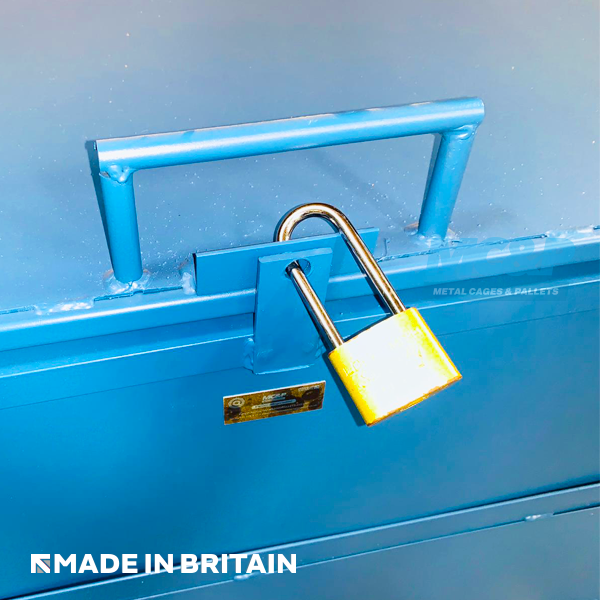 Double Width Lockable Stillage Box With Half-Drop Fronts £780