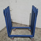 Material handling trolley for panels and board materials