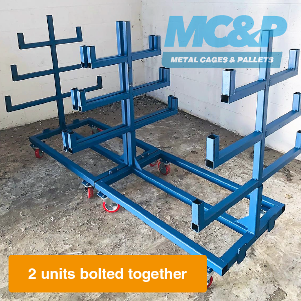 Shop for Mobile Pipe Rack Storage Trolley