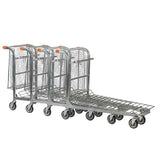 Shop for Nestable Stock Trolley with Folding Basket - Shop Now