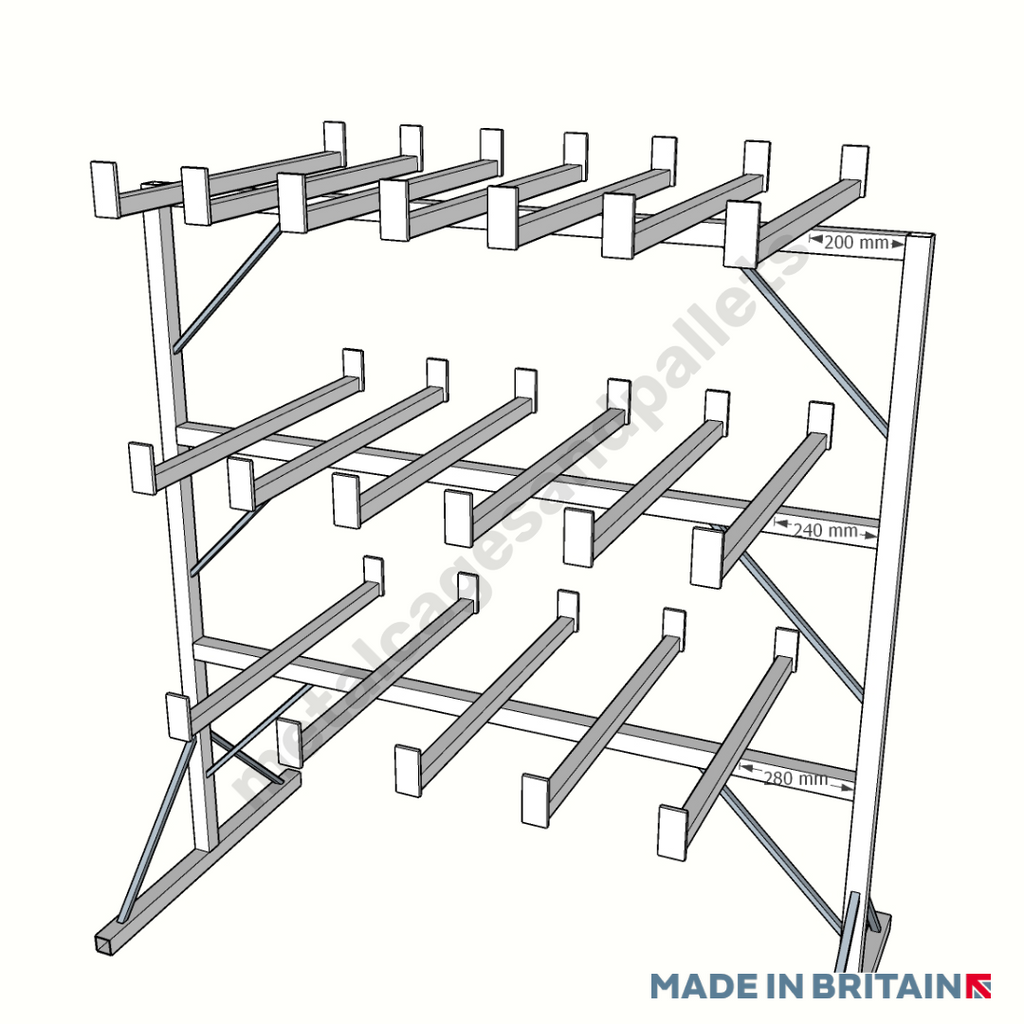 Double Sided Cantilever Storage Rack £895