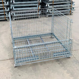 Collapsible Wire Mesh Pallet Cage, 700KG Capacity, Galvanised 1200w x 1000d x 900h