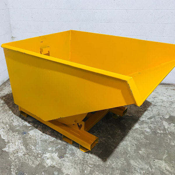 Forklift Self-Tipping Skip - 1250L Capacity £688+VAT – Metal Cages ...