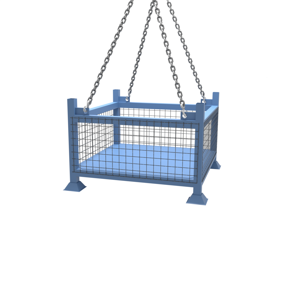 Shop for heavy duty mesh lifting baskets, suitable for heavy loads of materials