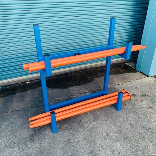 Free-standing or Wall Mounted Cantilever Pipe Rack 500KG SWL – Metal ...