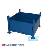 Stackable Storage Stillage With Solid Sides and Removable Front