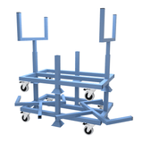 Shop for stackable mobile pipe and bar storage trollies 