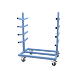 Standard pipe trolley with demountable removable legs and heavy duty castor wheels
