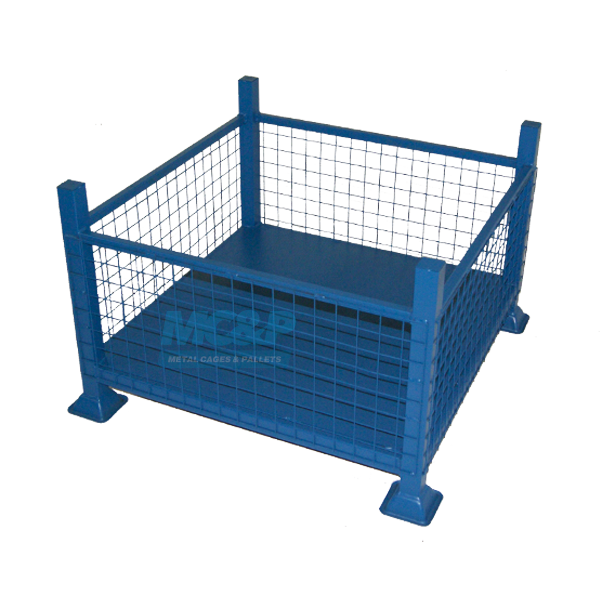 Mesh Sided Stillage with Solid Base