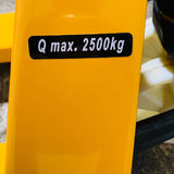 Maximum Lift Weight For This Pallet Truck is 2500KG